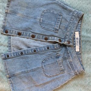 Brandy Melville Jean skirt size small